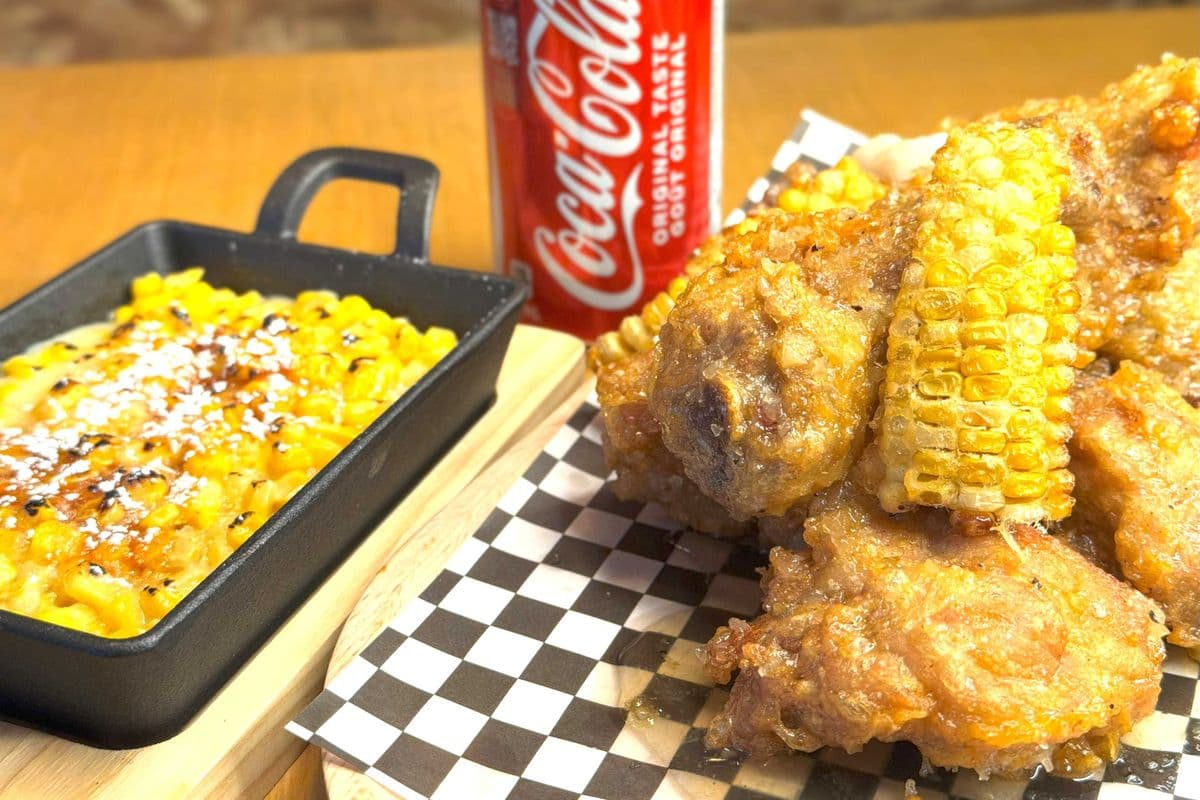 Single Fried Platter (Fries Chicken, Small Side, Pop)