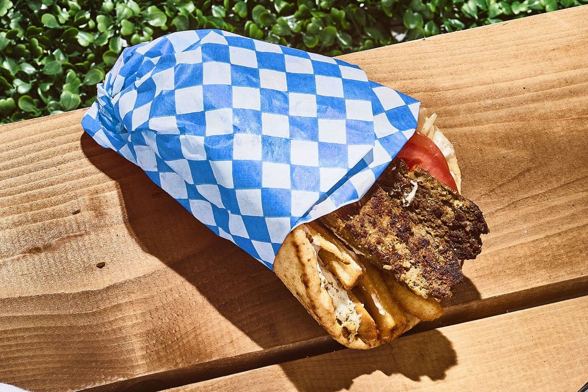 Homemade Kebab Wrap