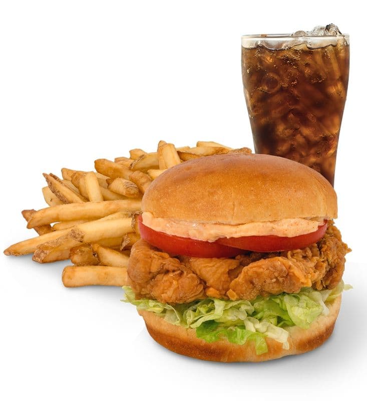 Homestyle Spicy Chicken Sandwich Meal (Fried)