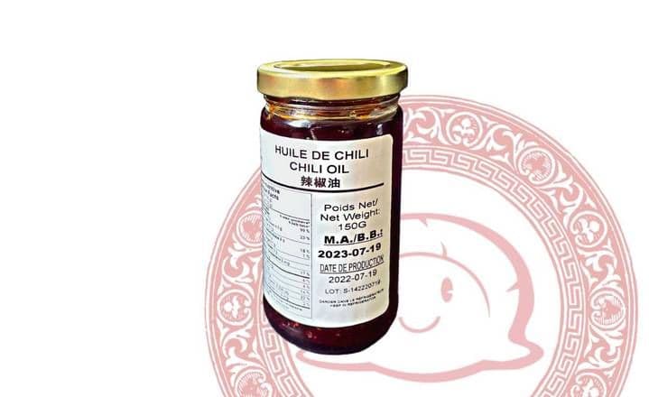 63.Glass Bottled Chili Oil / Huile de chili en bouteille de verre/