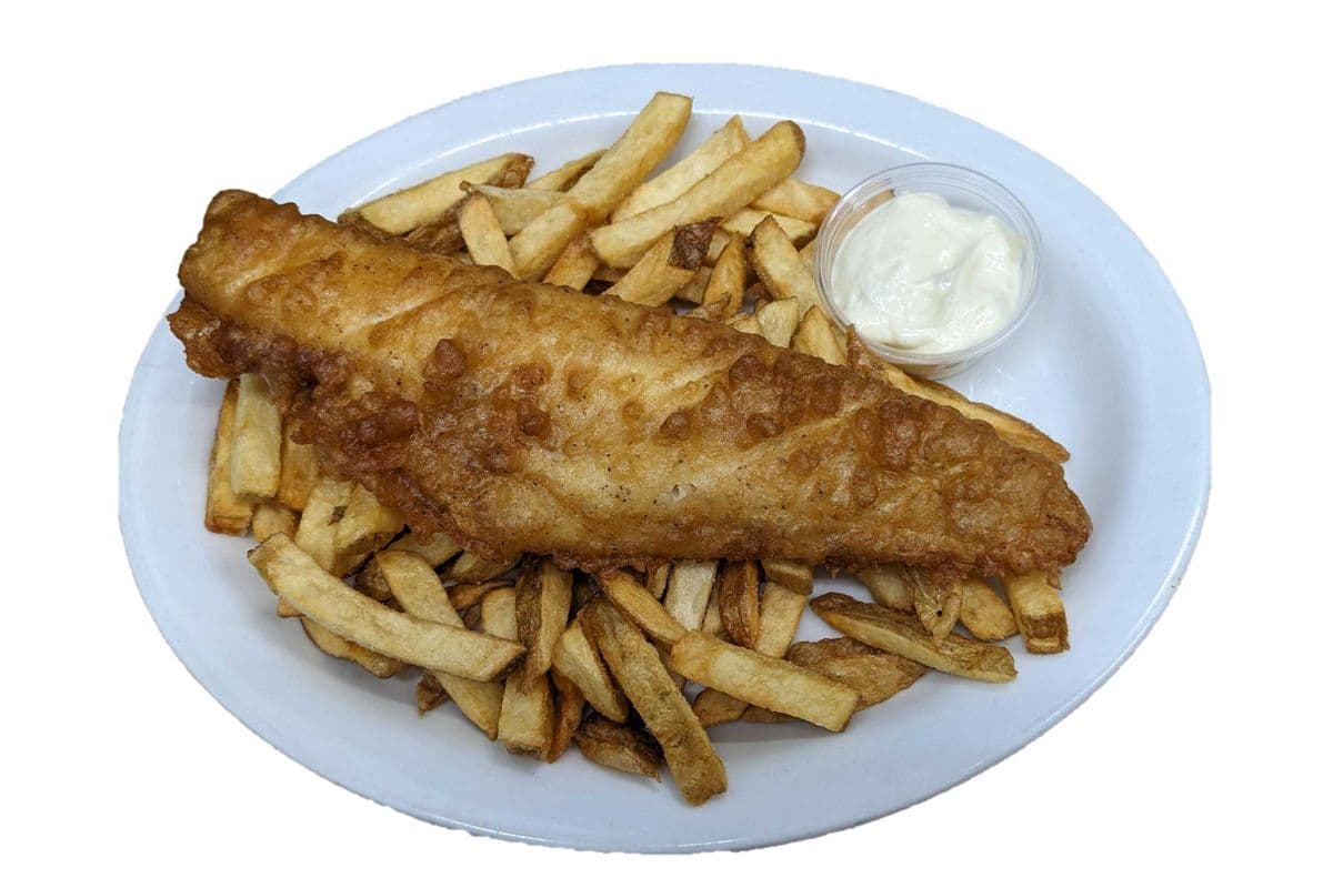 1 PC Haddock Fish 5oz with Fresh-cut Fries (1300 Cal)