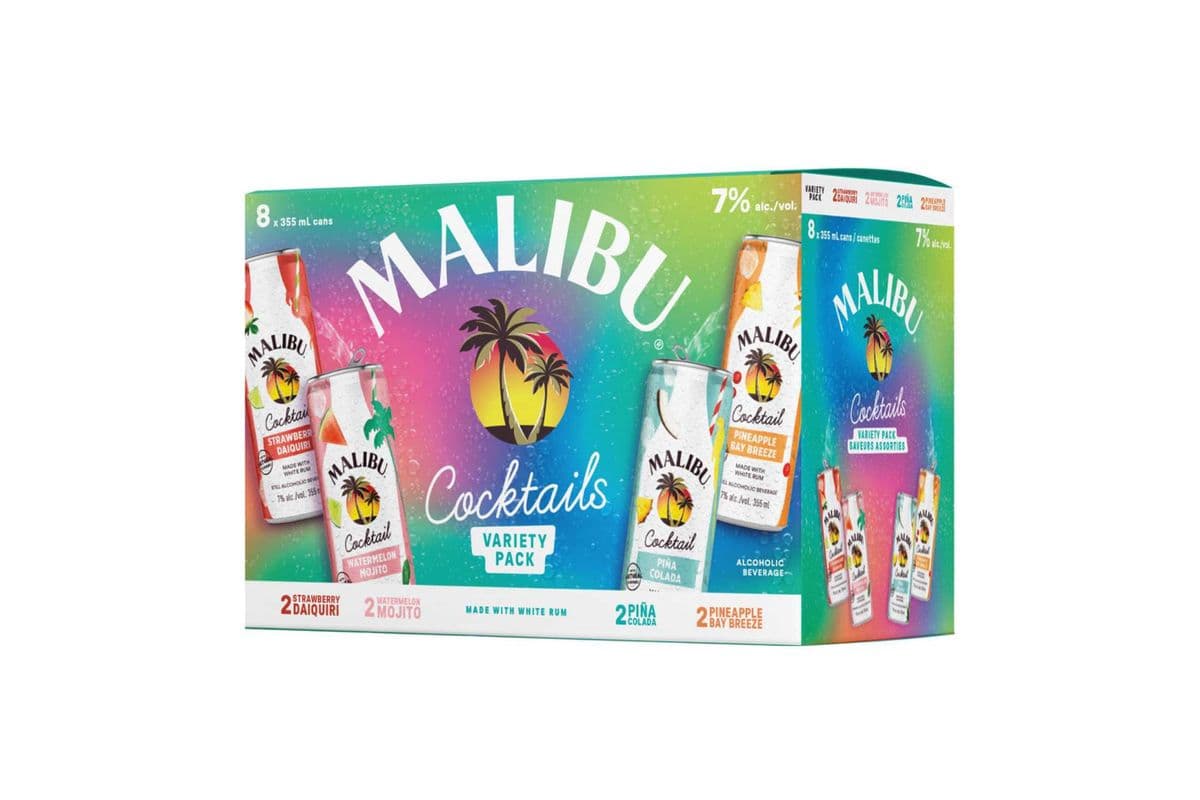 Malibu Cocktail Variety Pack (8 Cans) (8 x 355ml)