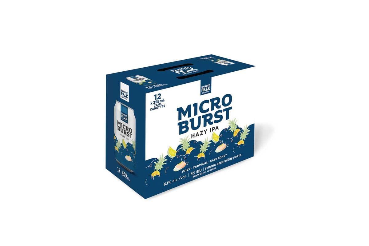 Banded Peak Brewing Microburst HAZY IPA (12 Cans) (12 x 355ML)