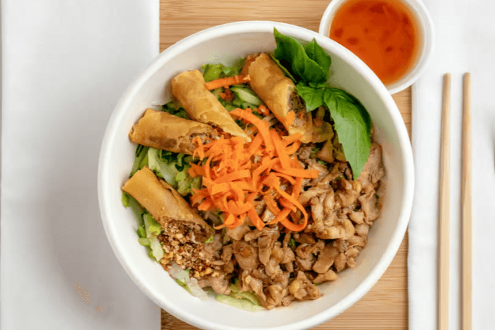 Lemongrass Chicken Vermicelli Bowl