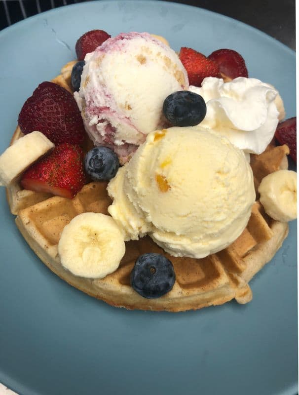 Fruit Explosion Waffle