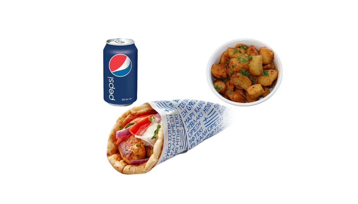 Trio Sandwiche Souvlaki Poulet