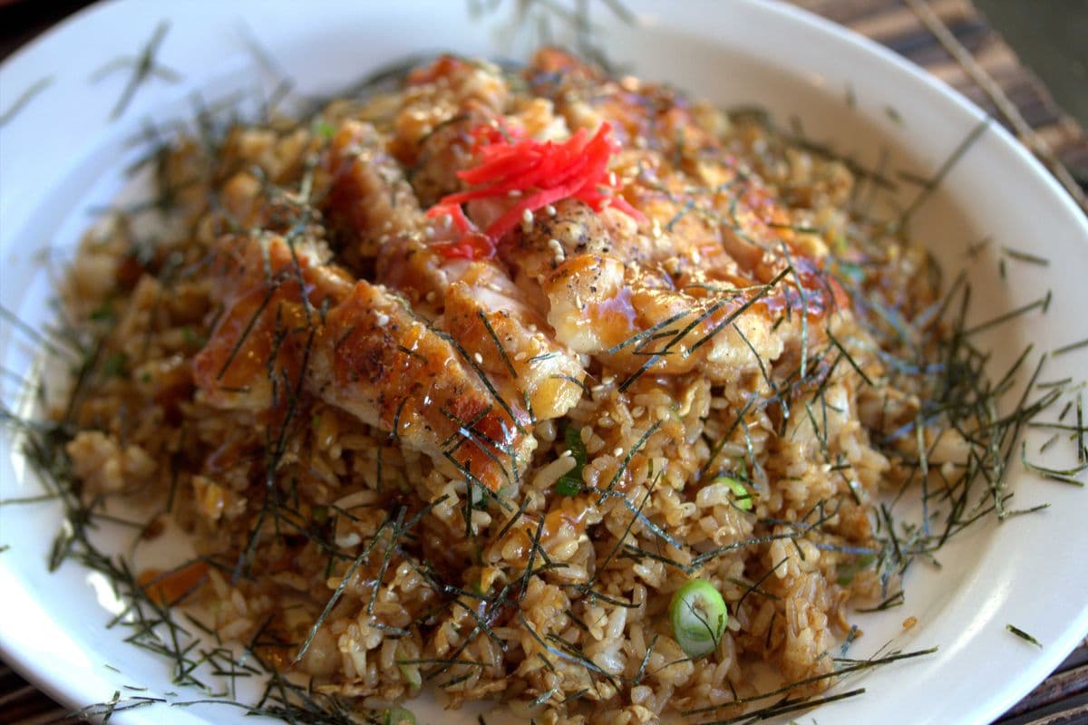 Fried Rice with Teriyaki Chicken 照燒雞扒炒飯