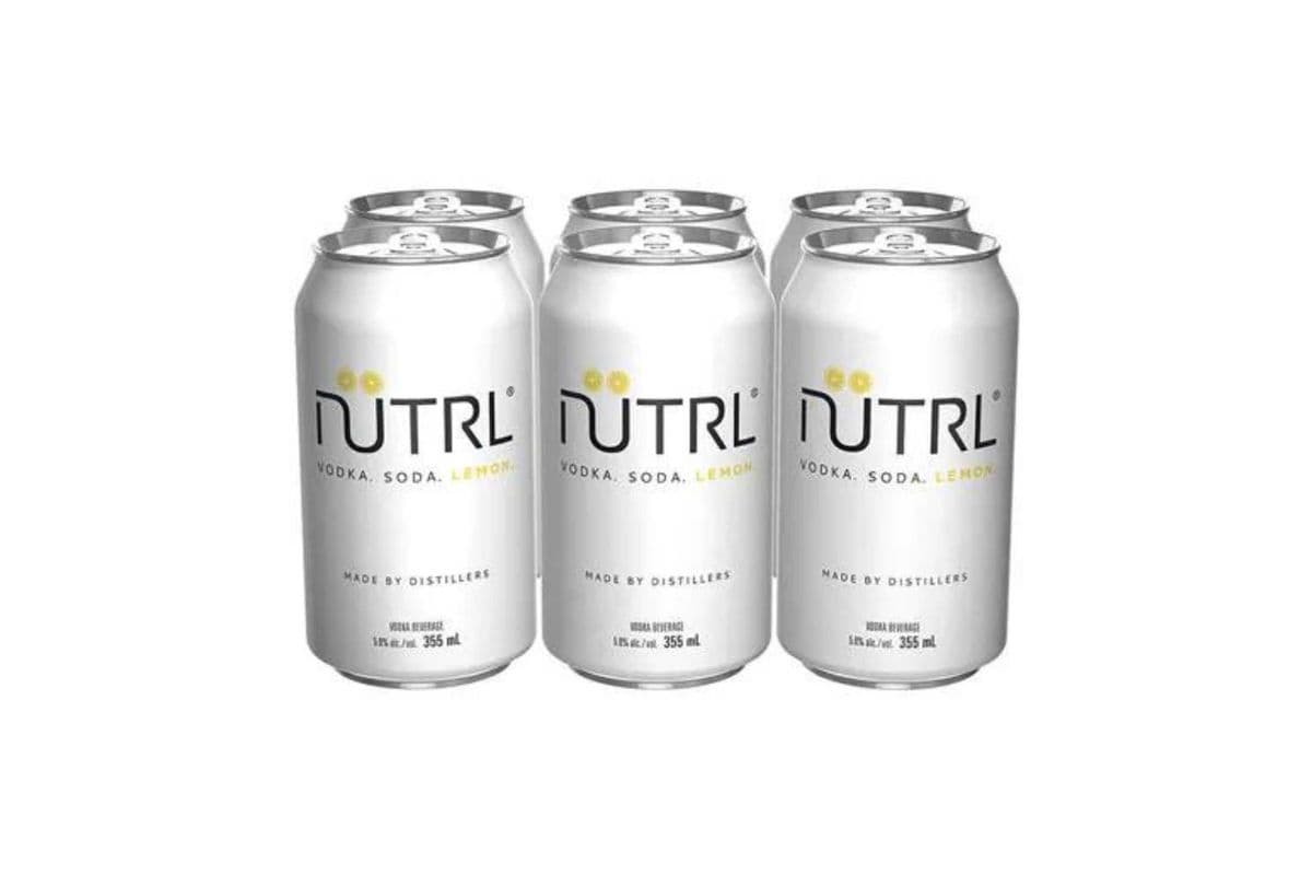 Nutrl Vodka Soda Lemon (6 Cans) (6 x 355ML)