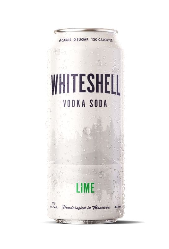 Whiteshell Vodka Soda Lime (1 x 473mL)