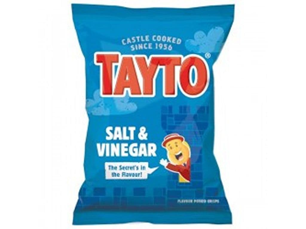 Tayto Salt and Vinegar Irish Crisps 32.5g