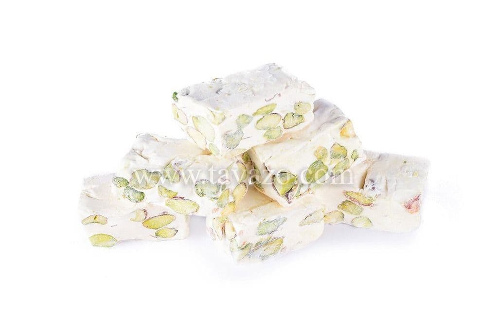 42% Pistachio Nougat Pieces (Box)
