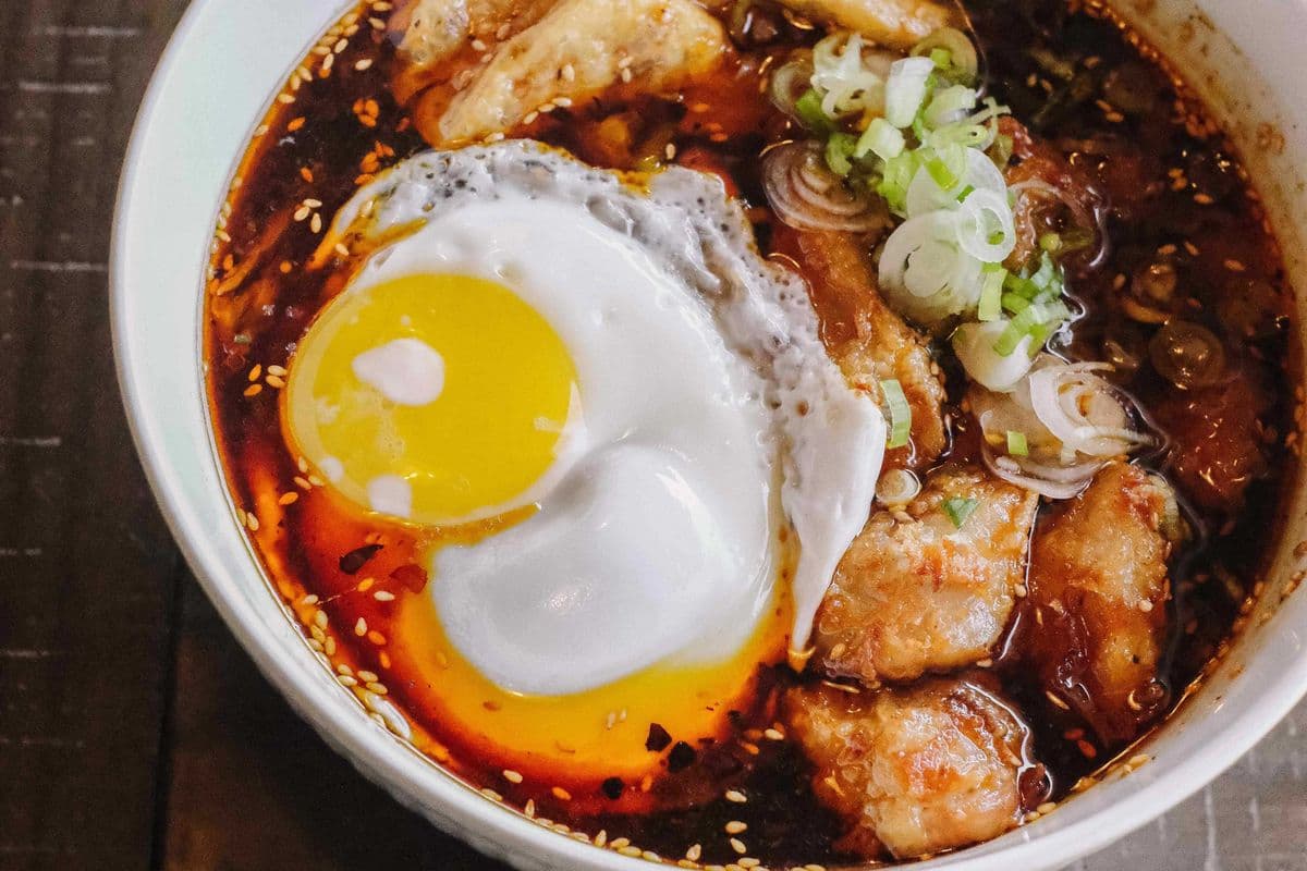 Spicy Chicken Udon Soup
