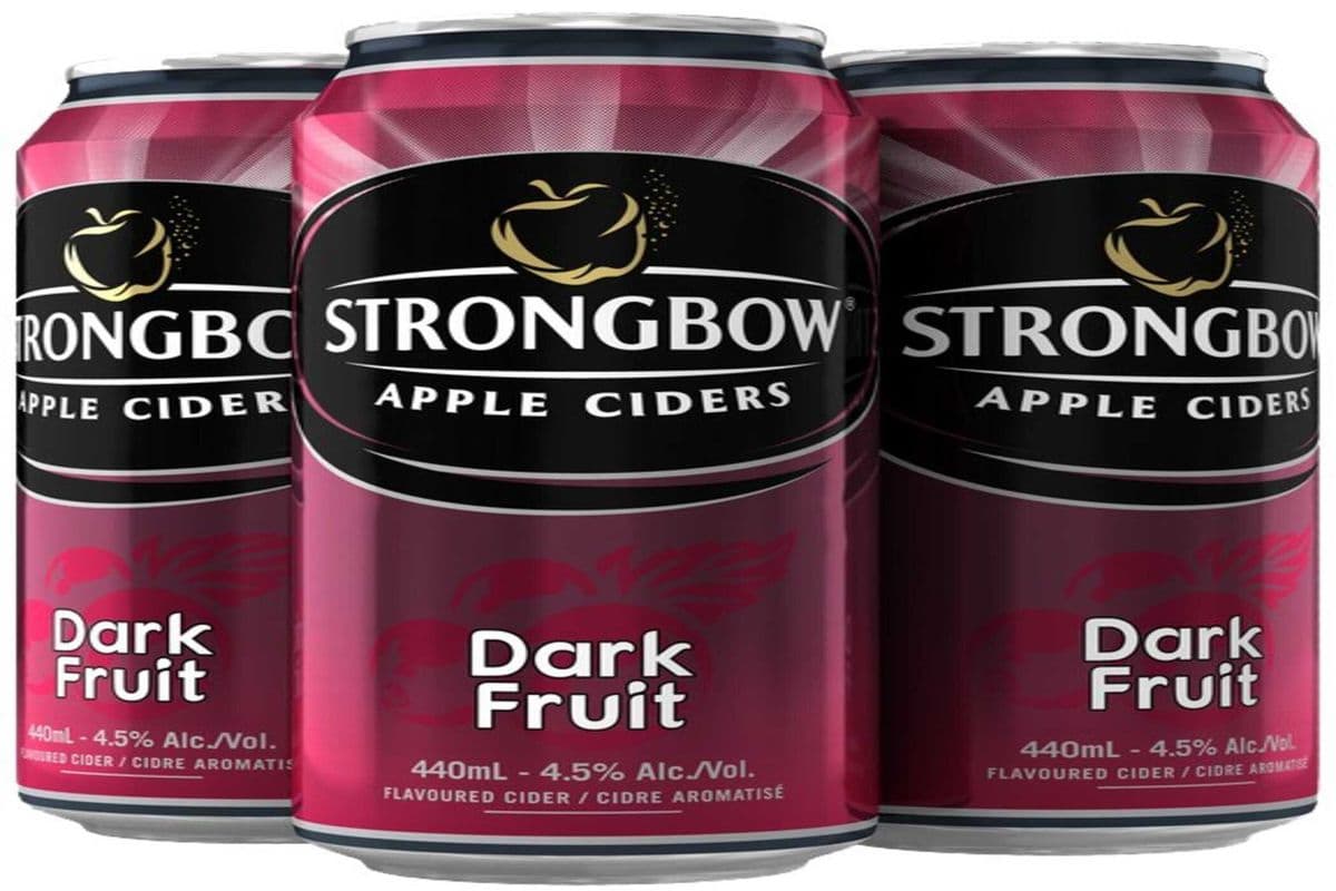 Strongbow Dark fruit Cider 4x440ML (4 x 440ml)