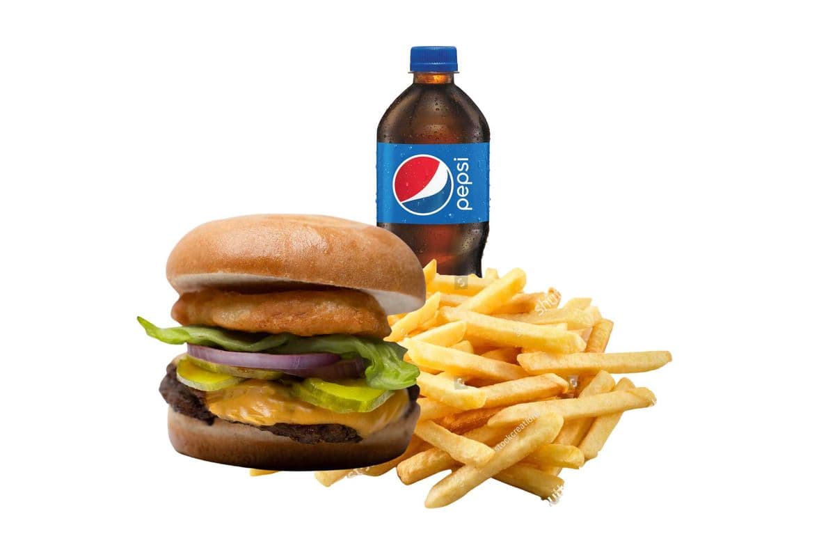 The Texas BBQ Burger Combo