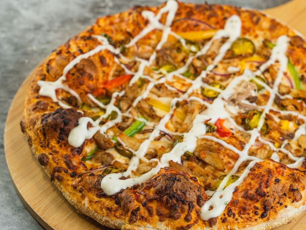 Shawarma Chicken Pizza