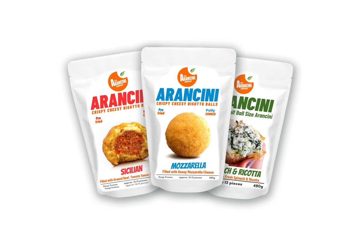 3 Packs of a Dozen Frozen Arancini ($11 Pack)