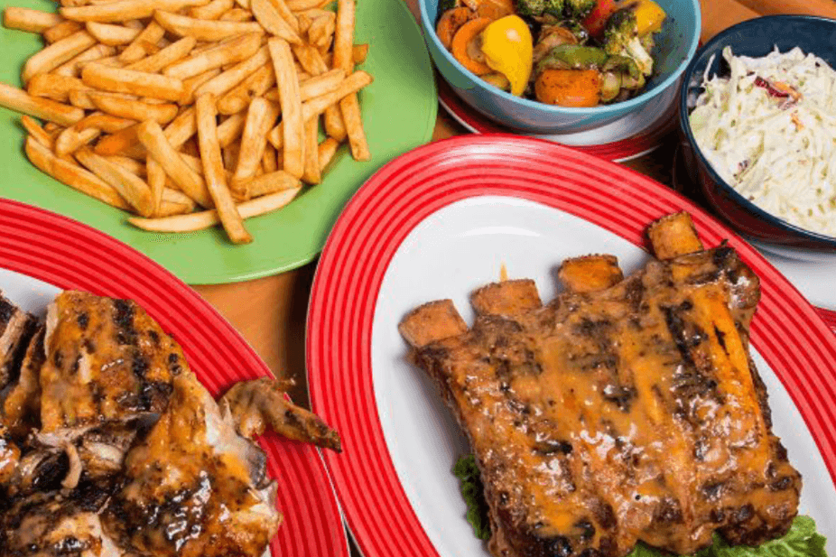 Sizz Flesta Ribs Platter