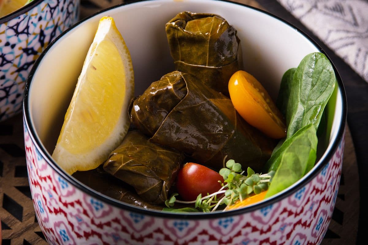 Feuilles de vigne farcies / Vine Leaves