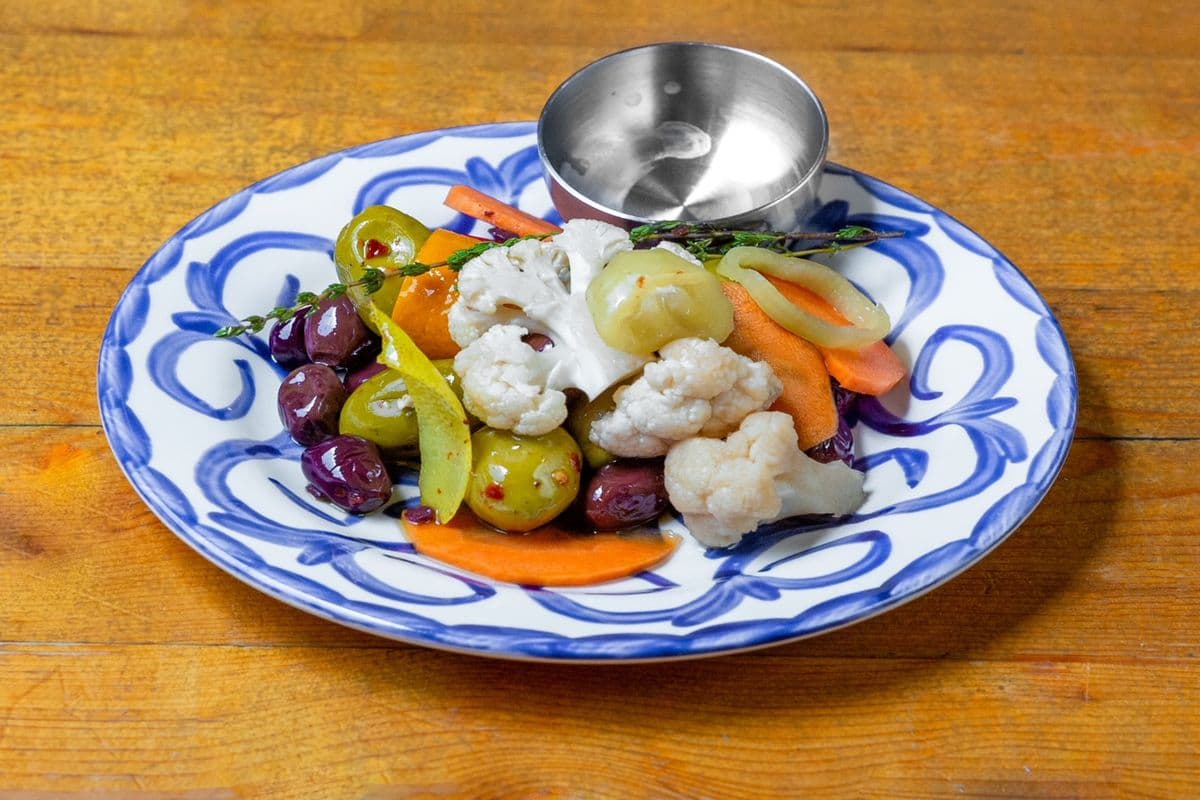 Olives and Giardiniera