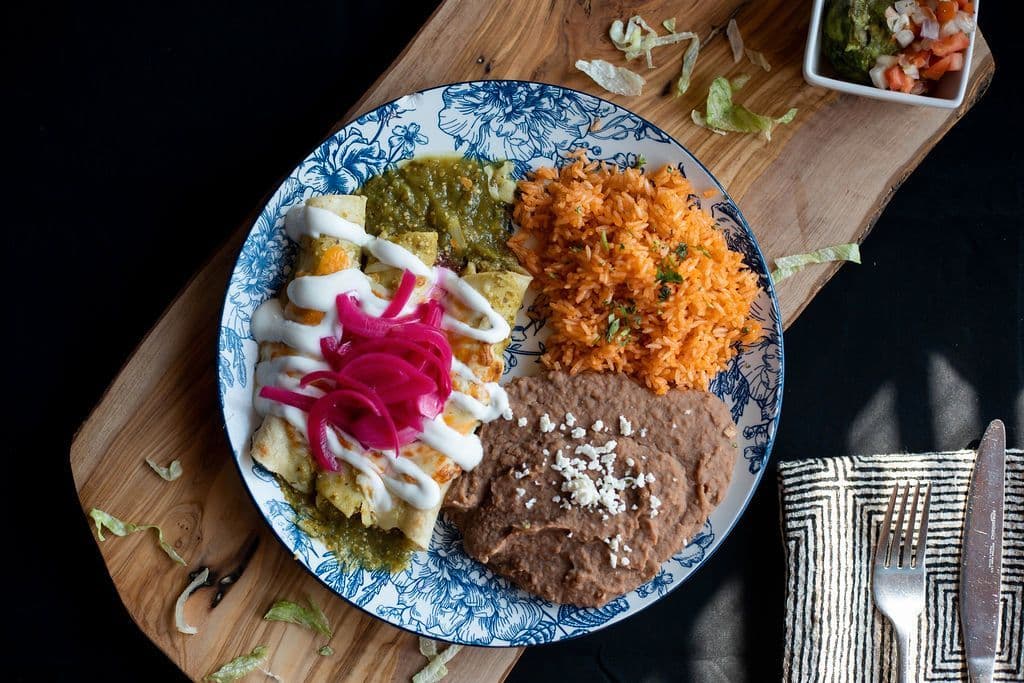 Enchiladas Verde