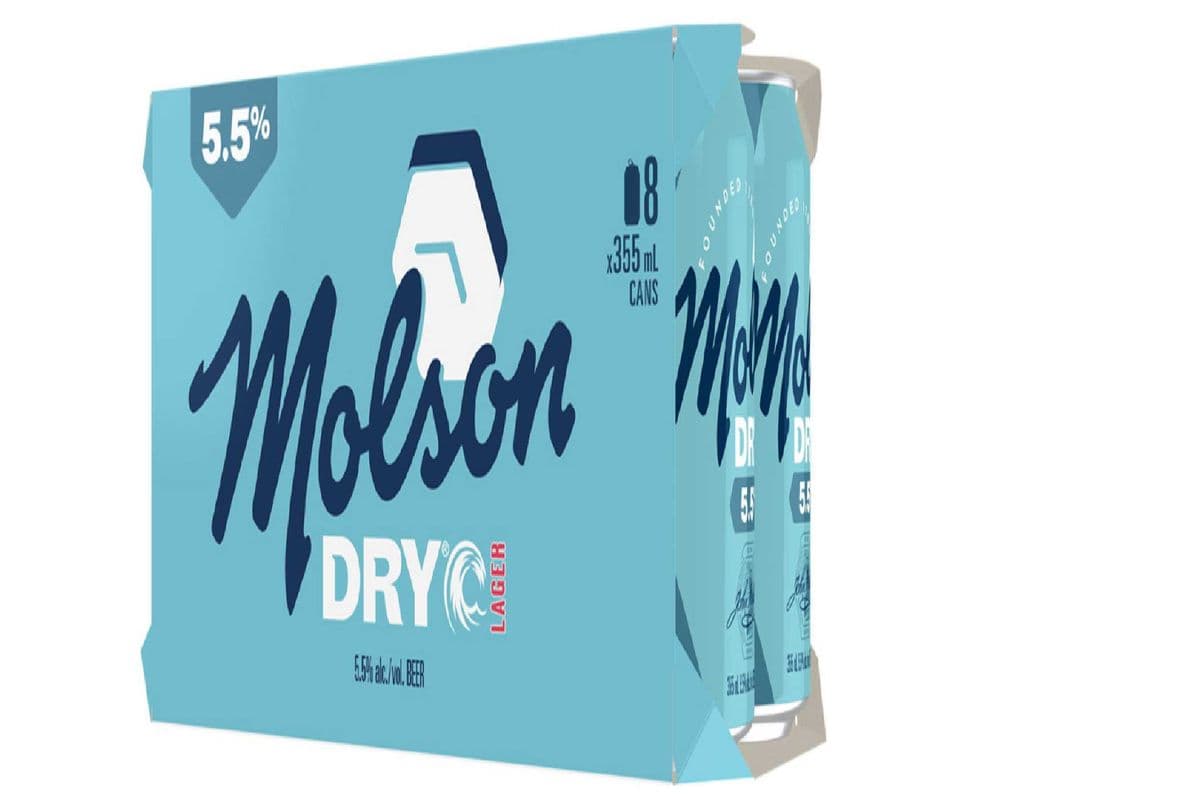 Molson Dry (8 x 355ml cans)