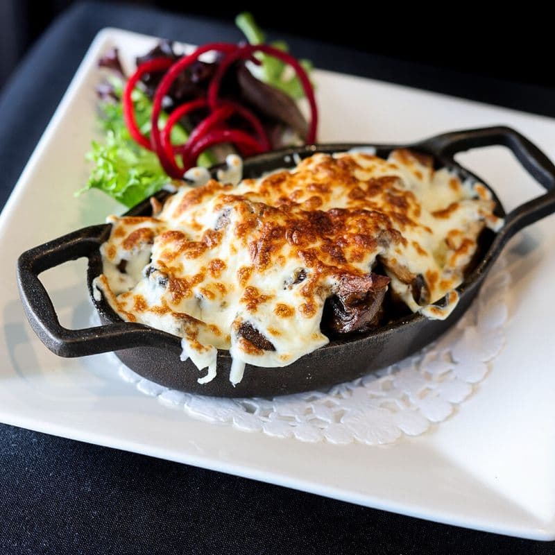 Champignons à l'ail gratinés