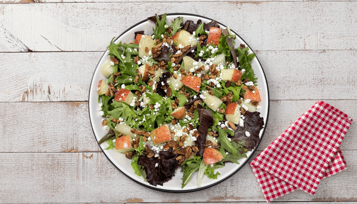 Apple Pecan Pear Salad