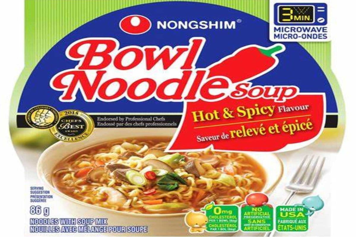 Nongshim Noodle Bowl Hot and Spicy (86 g)