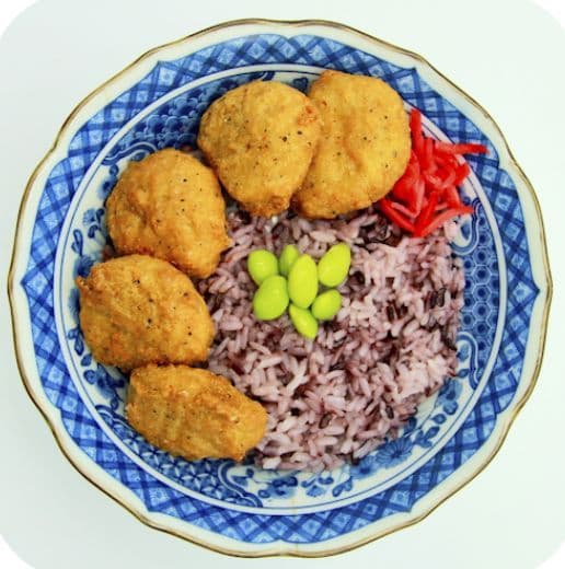 Tofu Nugget Rice Meal