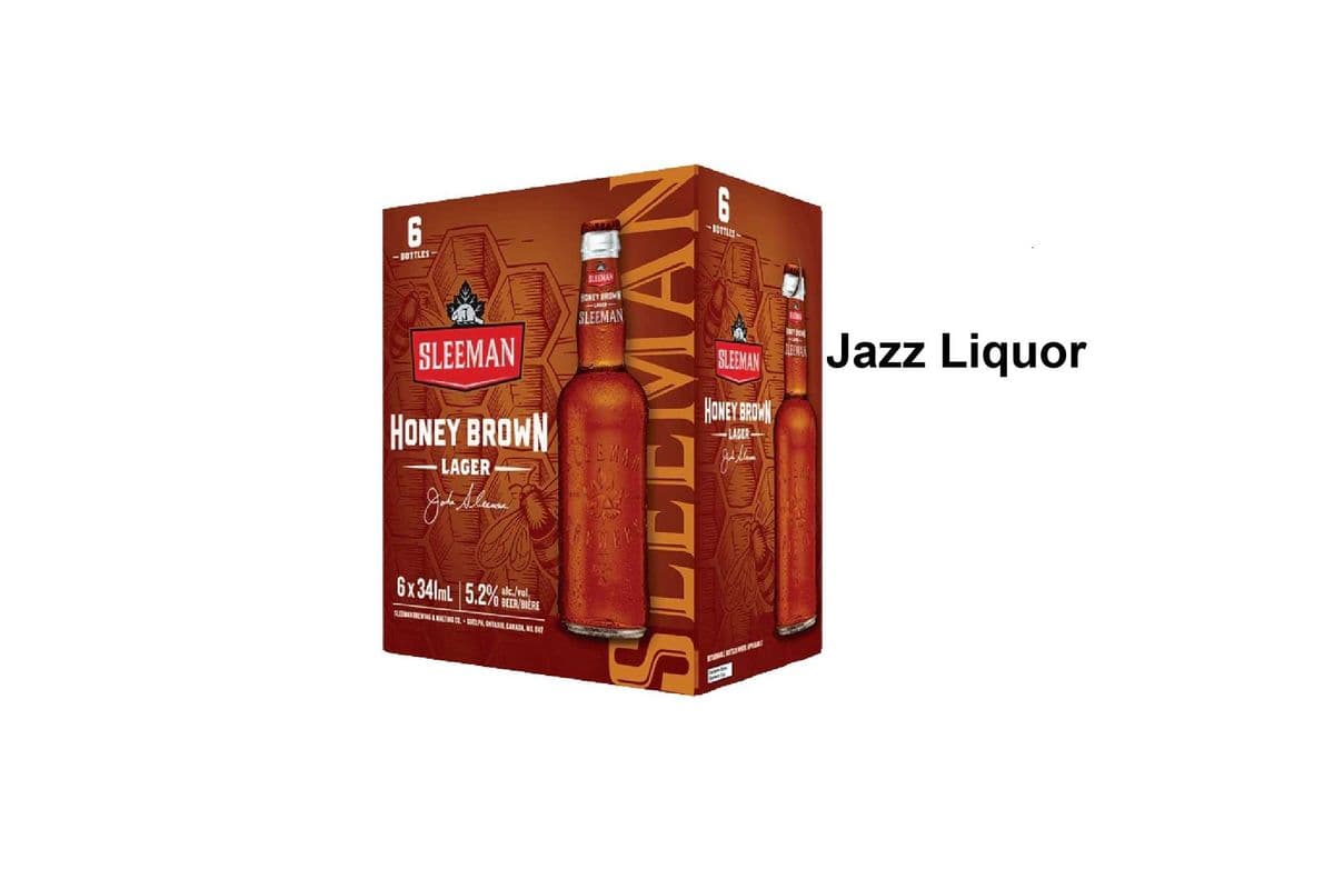 SLEEMAN HONEY BROWN LAGER 6 BOTTLES (1 x 6×341ML)