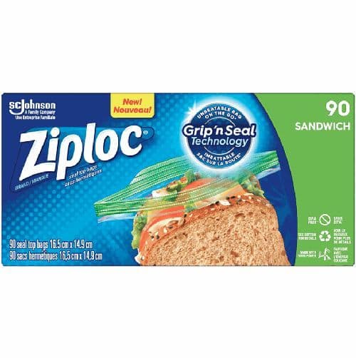 Ziploc Sandwich Bags 150pc