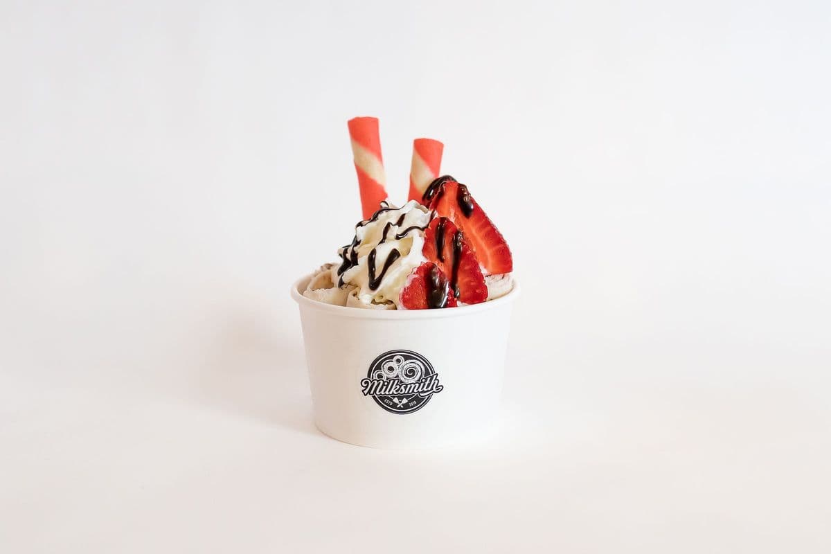 Strawberry Shawty Rolled Ice Cream