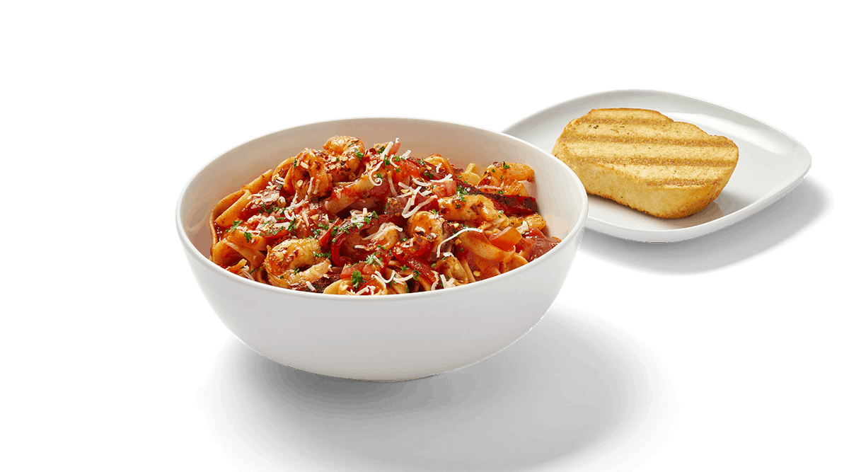 Spicy Shrimp Fettuccini