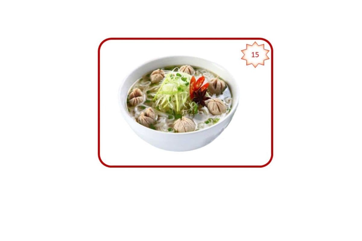 15. Beef Ball Noodle Soup
