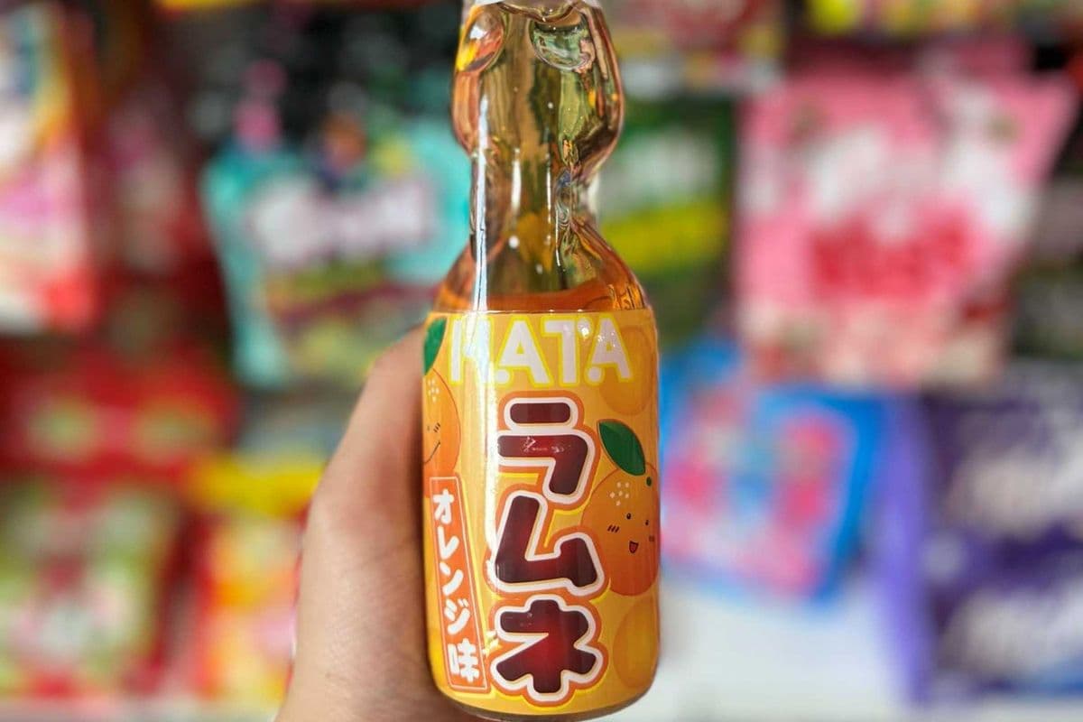 (JAPAN) HATA RAMUNE ORANGE SODA🍊✨- 200ML
