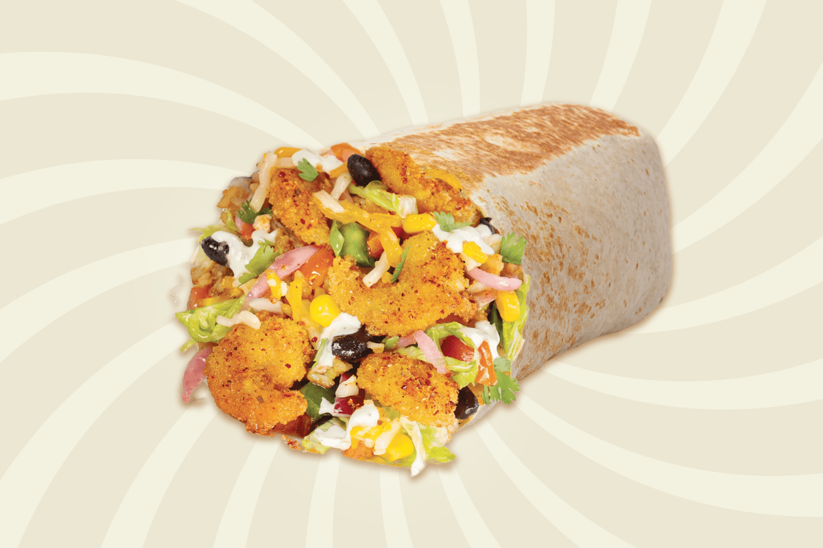 Twisted Shrimp Burrito