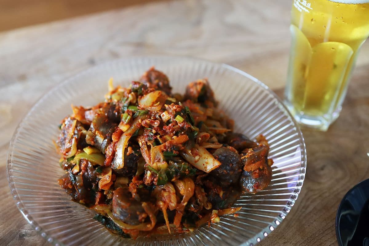 YORI-순대볶음 Sizzling Spicy Sundae