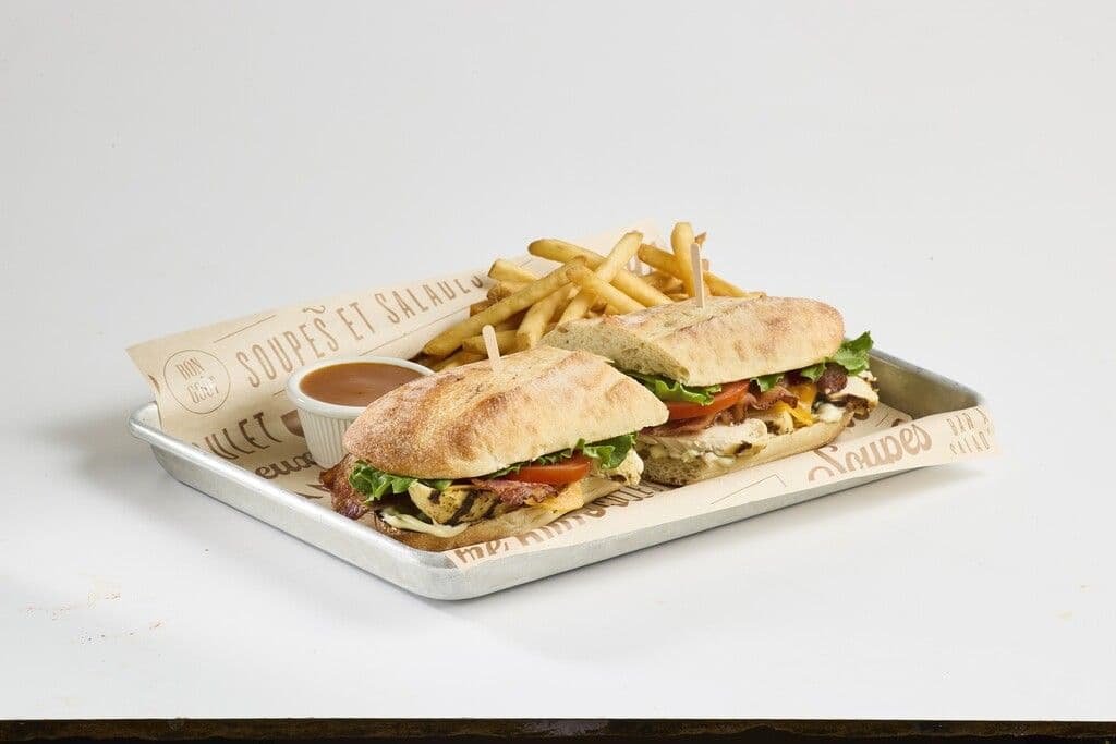 Baguette poulet et bacon / Chicken & bacon baguette