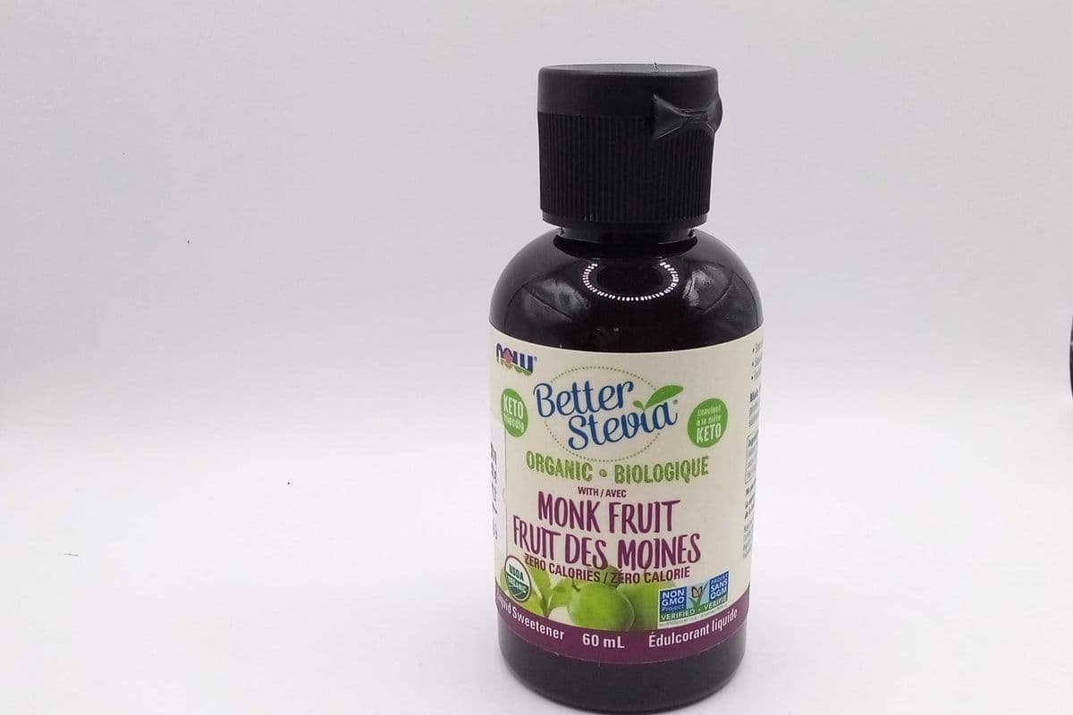 Now Organic Better Stevia with Monk Fruit (60 ml)