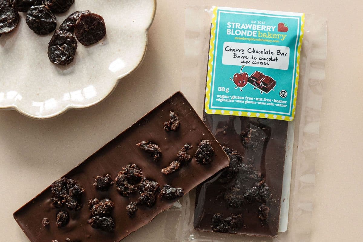 Dried Cherry Chocolate Bar