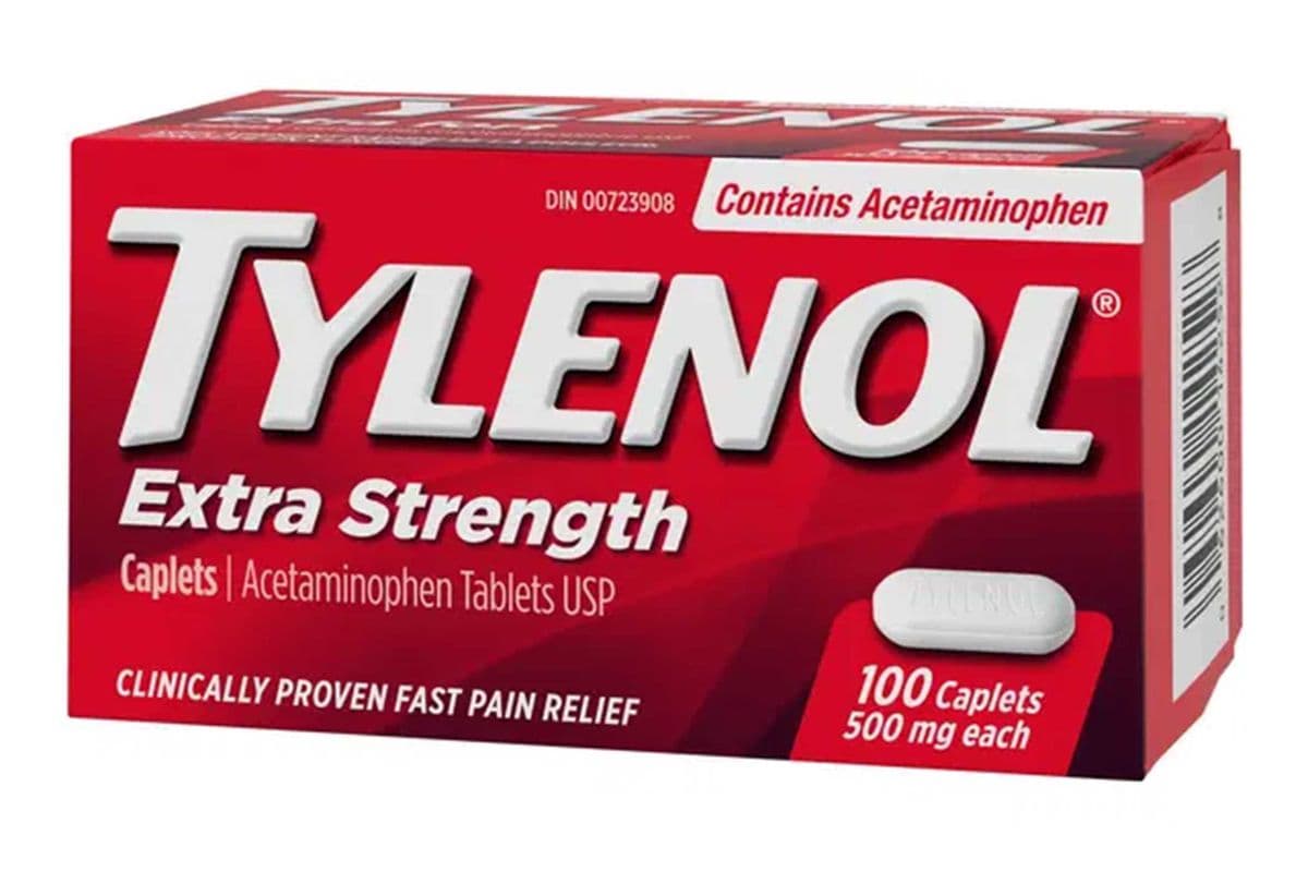 Tylenol Extra Strength Caplets (500 mg) (100 Caplets)
