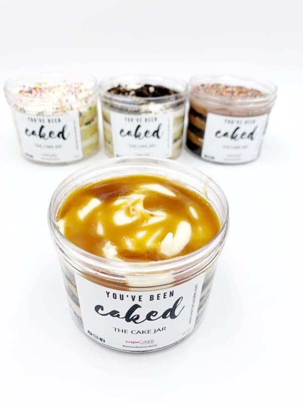 Salty Dawg Cake in a Jar