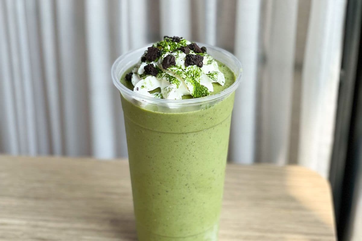 Matcha Oreo Coffee Jelly Milkshake