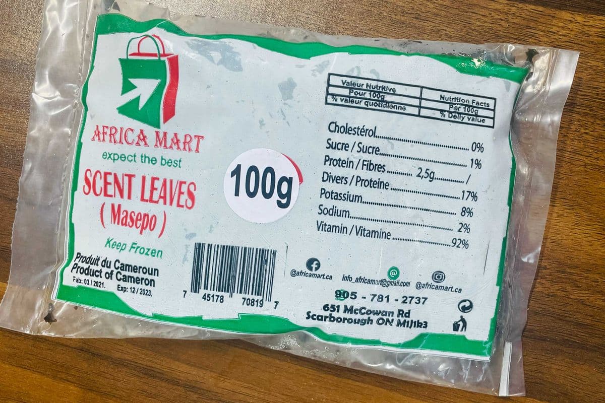 Scent Leaf (Frozen)