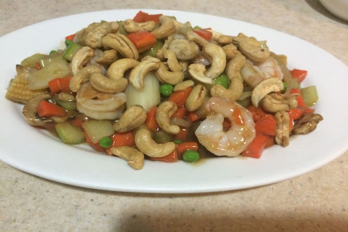 #100. Prawns with Cashew Nuts