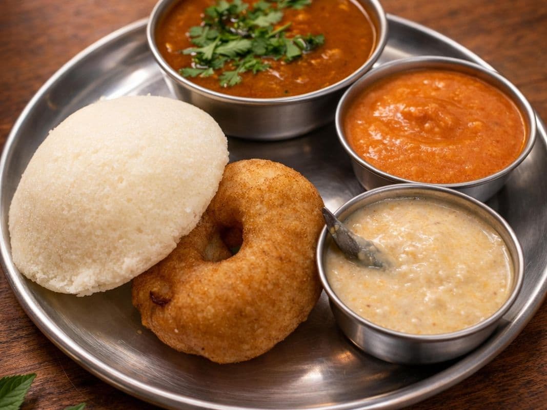 Idly & Vada with Sides