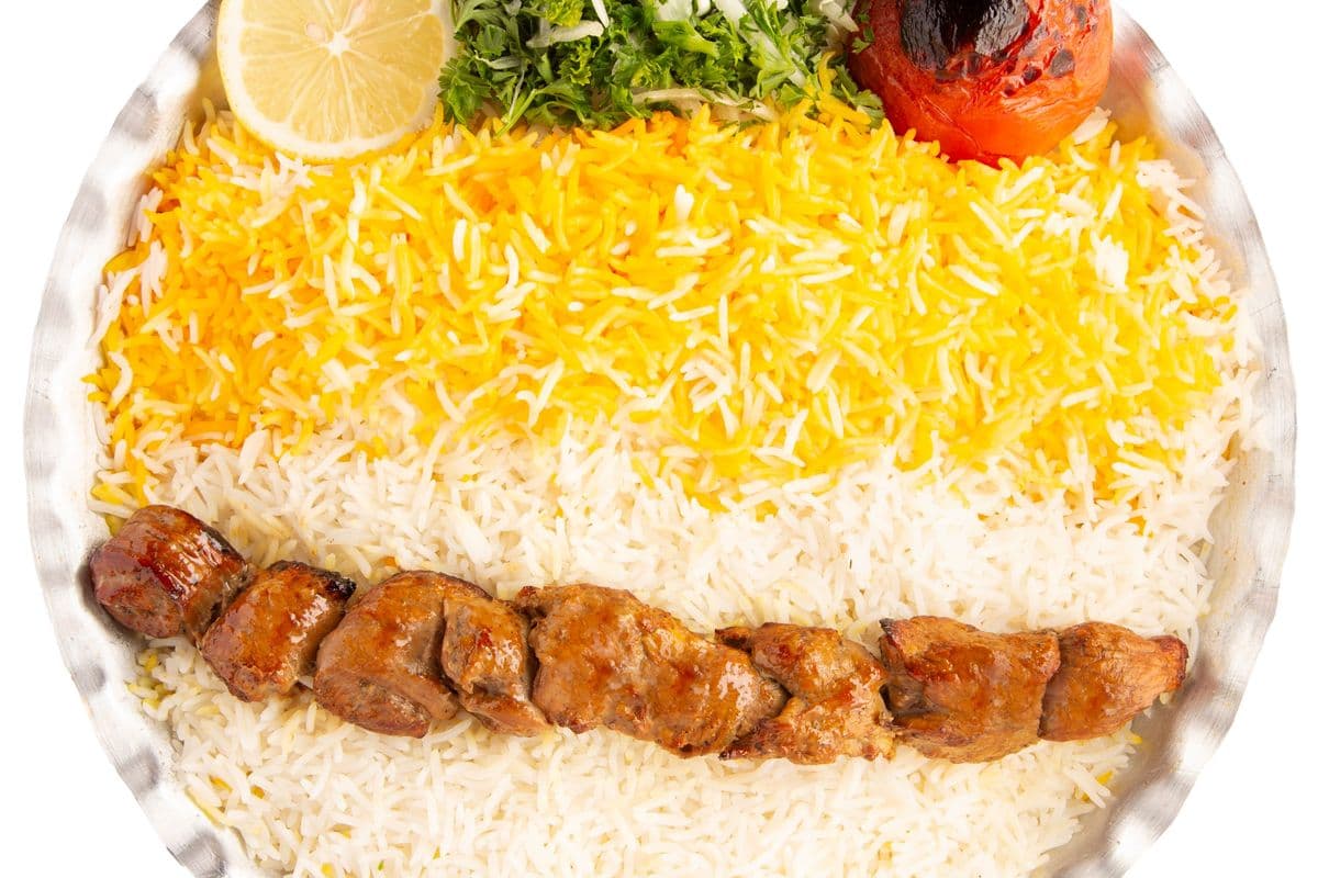 Lamb Chenjeh Kebab Dish