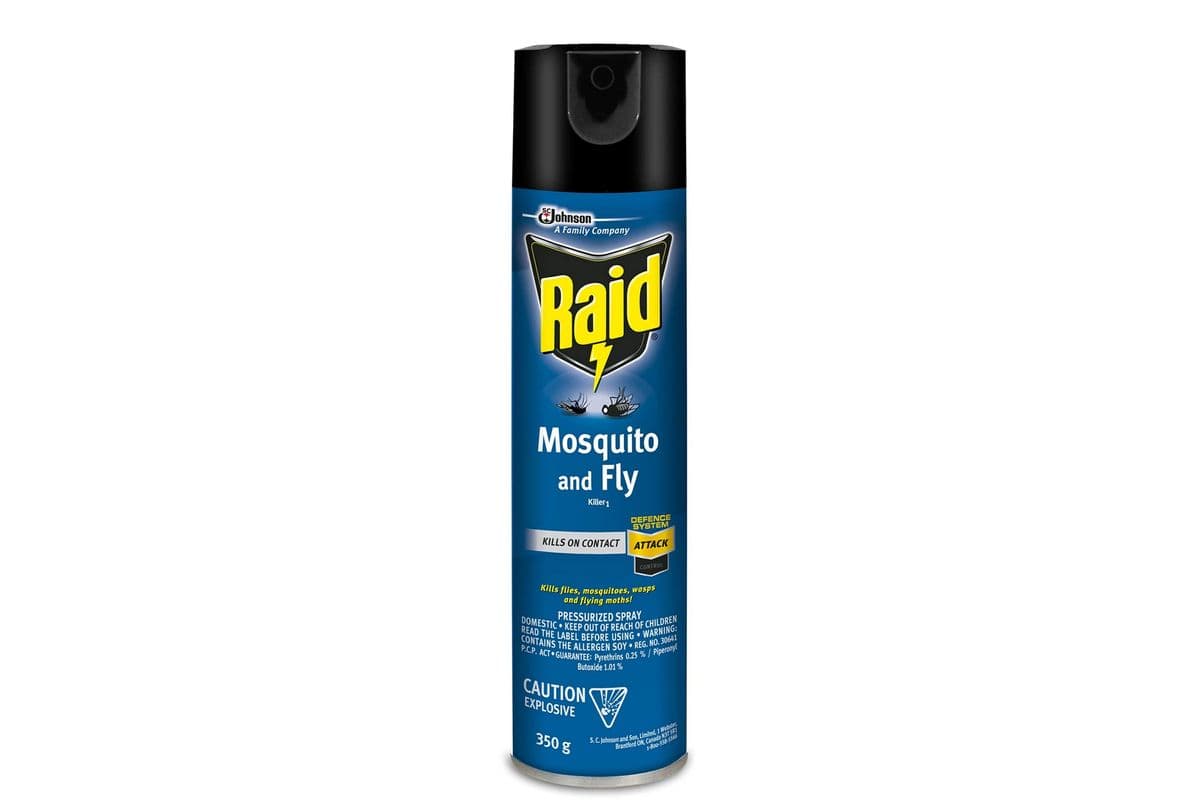 Raid Mosquito and Fly Spray (350 ml)