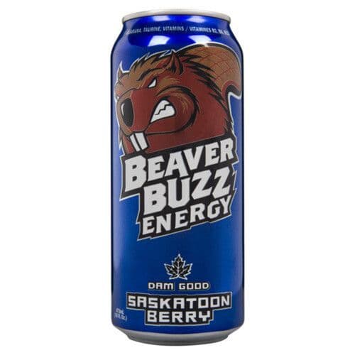 Beaver Buzz Energy Saskatoon Berry 473m