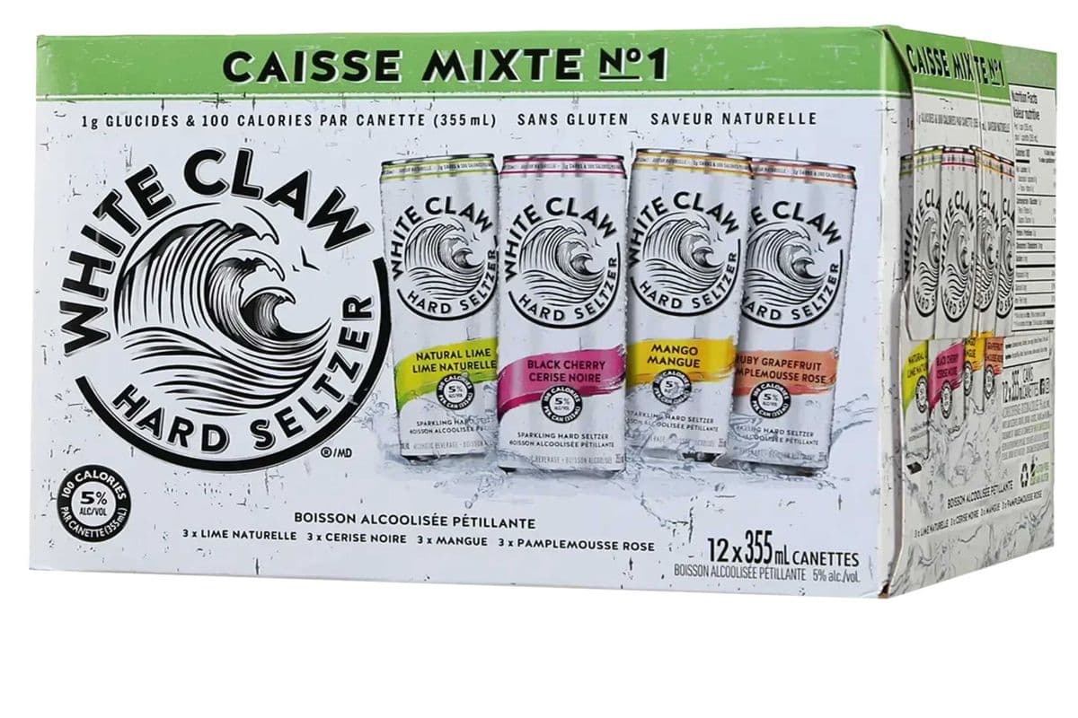 WHITE CLAW VARIETY NO 1 12*355ML (1 x 355ML)